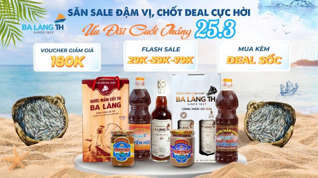 SĂN SALE ĐẬM VỊ, CHỐT DEAL CỰC LỜI – ƯU ĐÃI CUỐI THÁNG 25/3