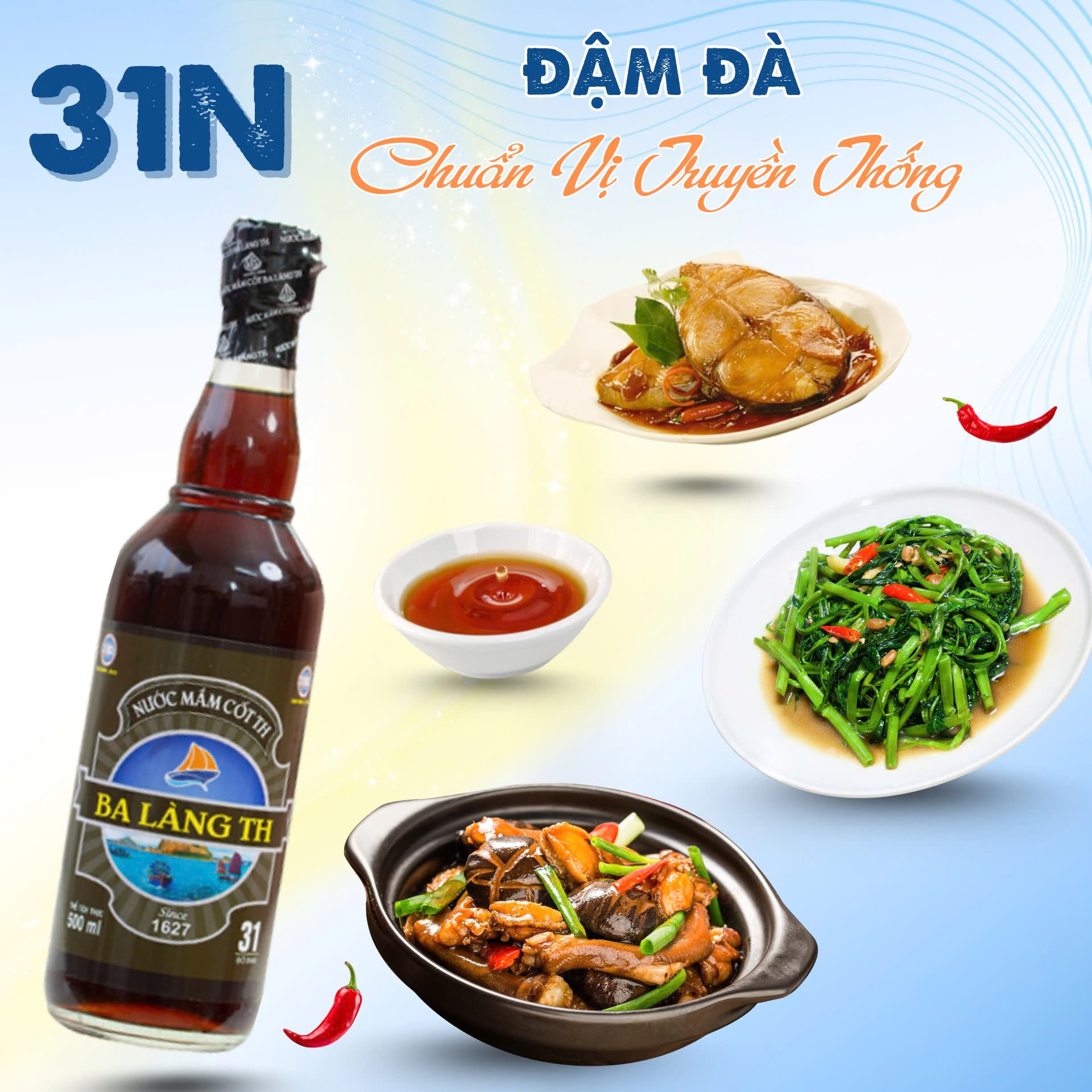 Nước Mắm Cốt 31N Ba Làng TH