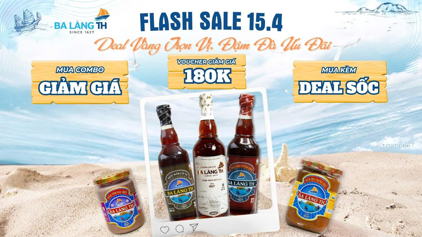 FLASH SALE (15.4) – DEAL VÀNG TRỌN VỊ, ĐẬM ĐÀ ƯU ĐÃI