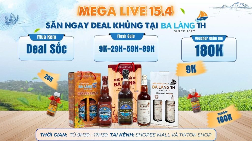 MEGA LIVE 15.4 – SĂN NGAY DEAL KHỦNG TẠI BA LÀNG TH