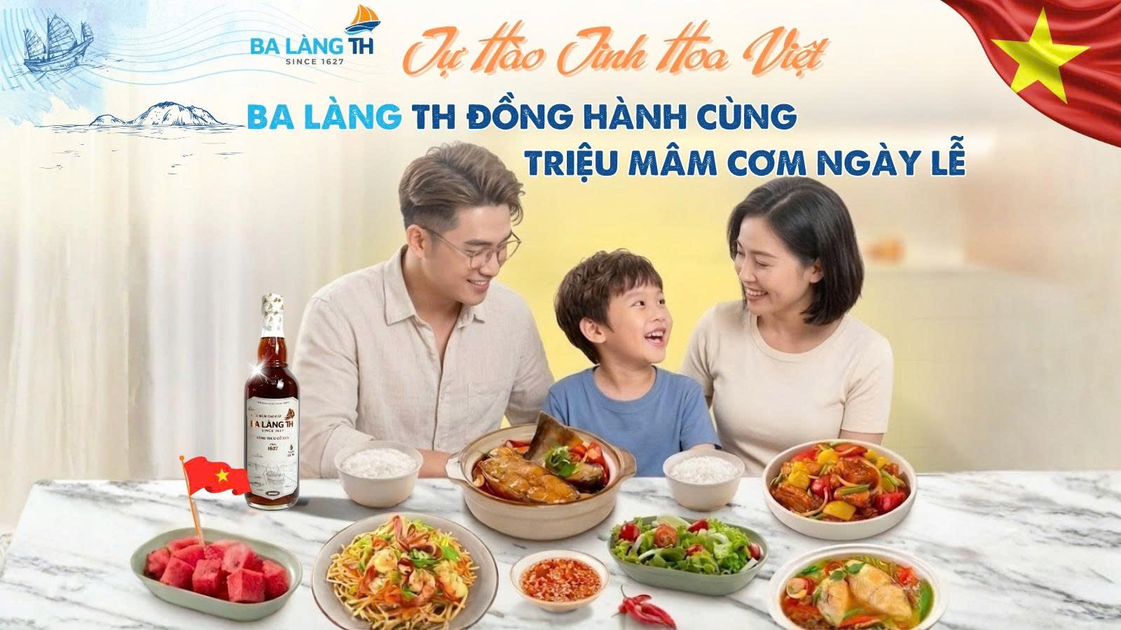 TỰ HÀO TINH HOA VIỆT – BA LÀNG TH ĐỒNG HÀNH CÙNG TRIỆU MÂM CƠM NGÀY LỄ