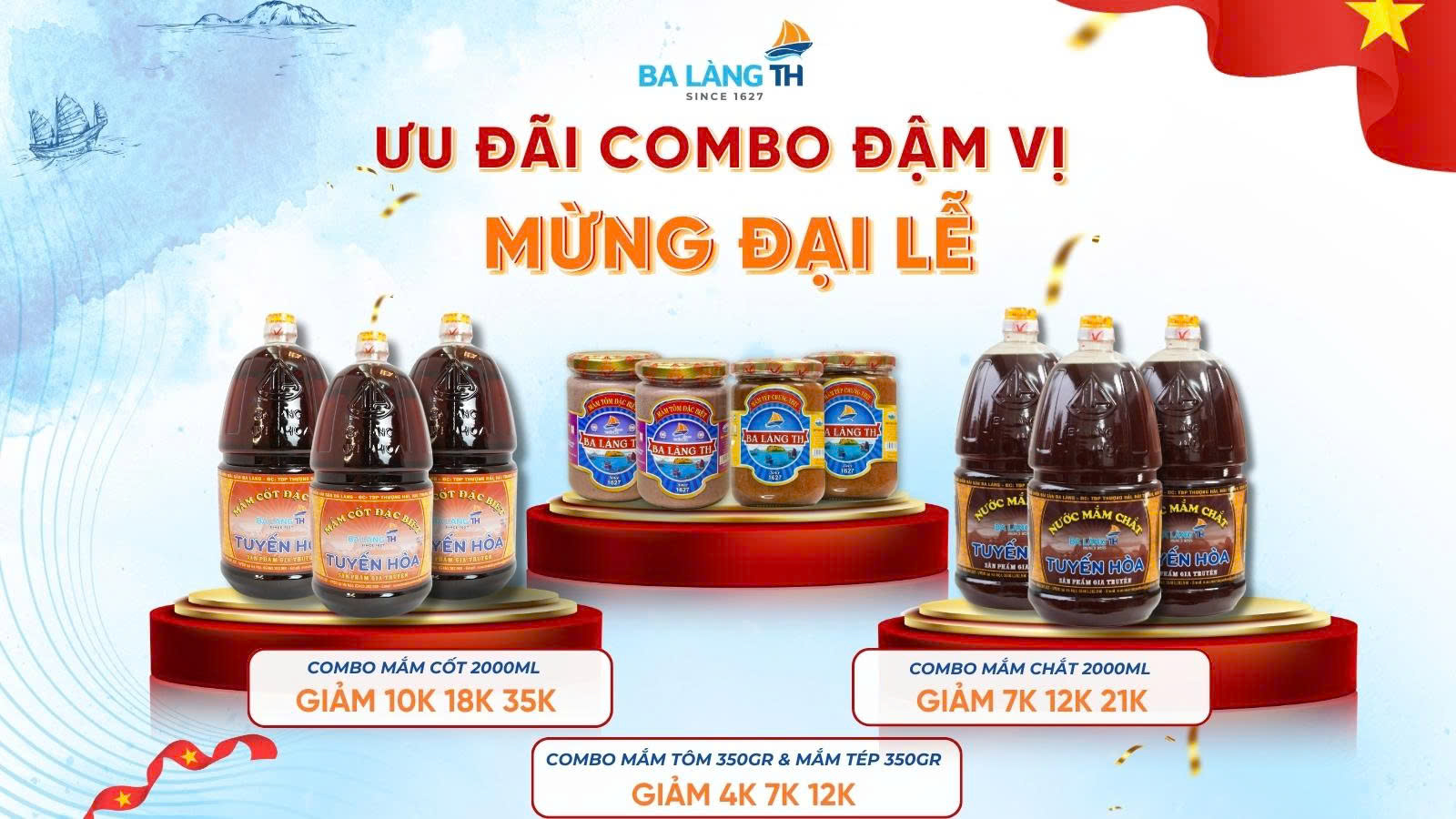 ƯU ĐÃI COMBO ĐẬM VỊ, MỪNG ĐẠI LỄ