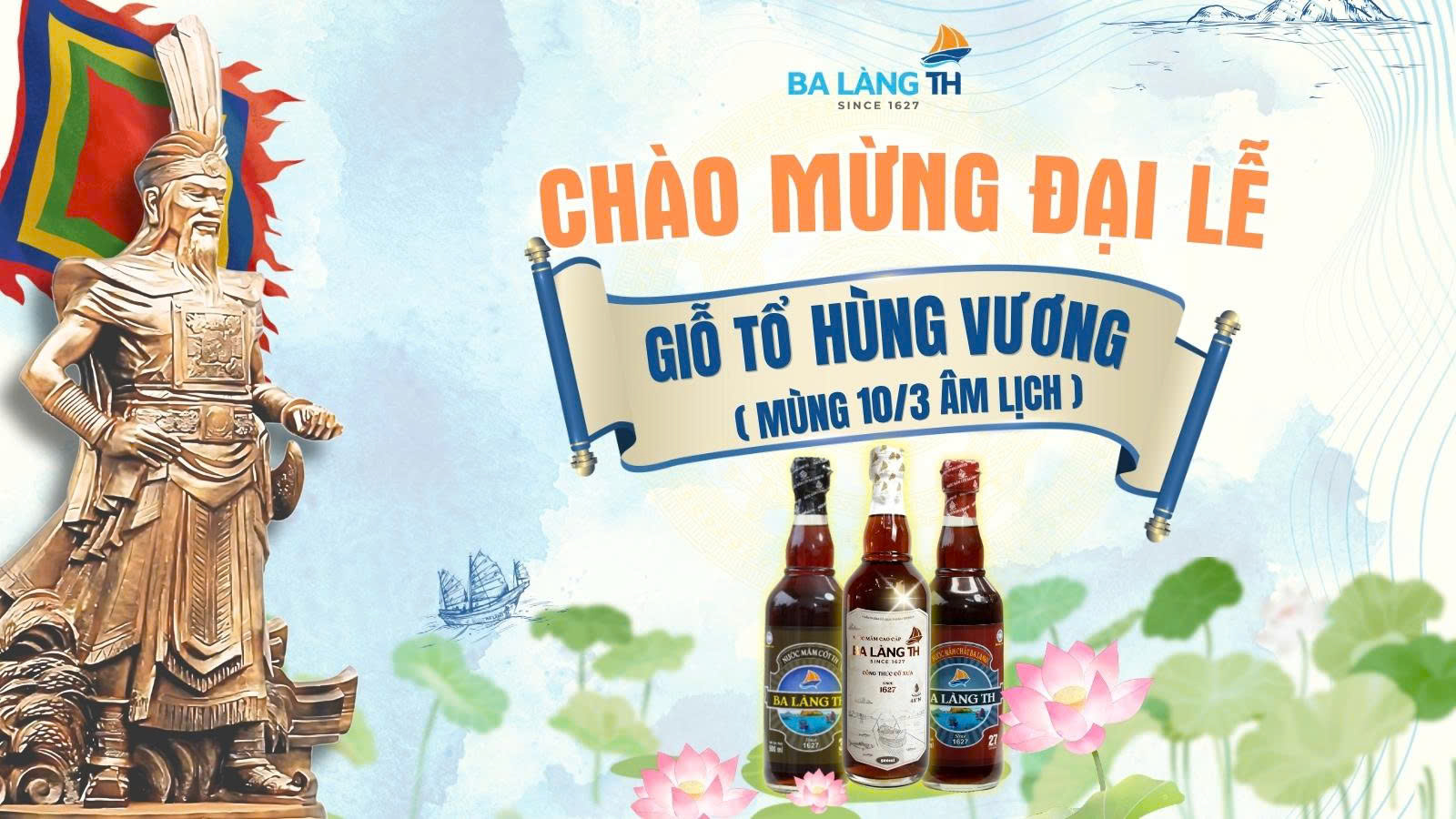 BA LÀNG TH CHÀO MỪNG ĐẠI LỄ GIỖ TỔ HÙNG VƯƠNG (MÙNG 10/3 ÂM LỊCH)
