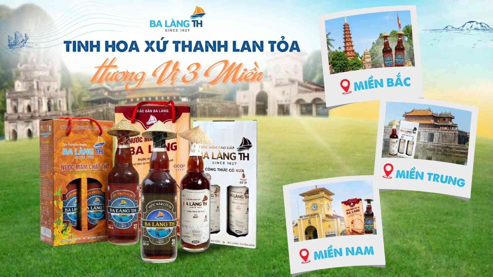 BA LÀNG TH – TINH HOA XỨ THANH, LAN TỎA HƯƠNG VỊ BA MIỀN