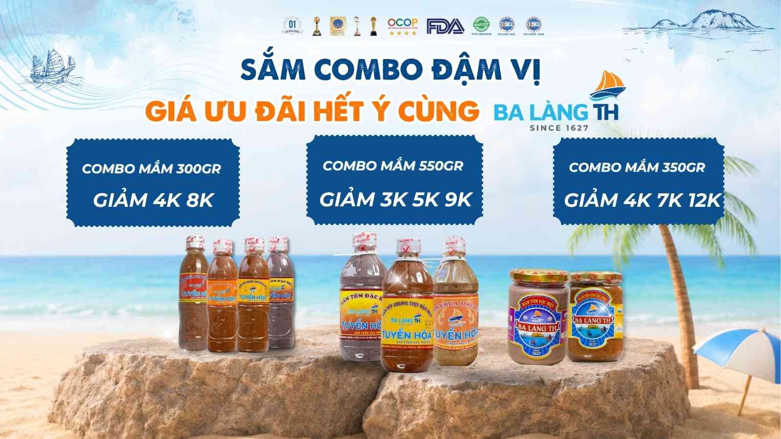 SẮM COMBO ĐẬM VỊ – GIÁ ƯU ĐÃI HẾT Ý CÙNG BA LÀNG TH