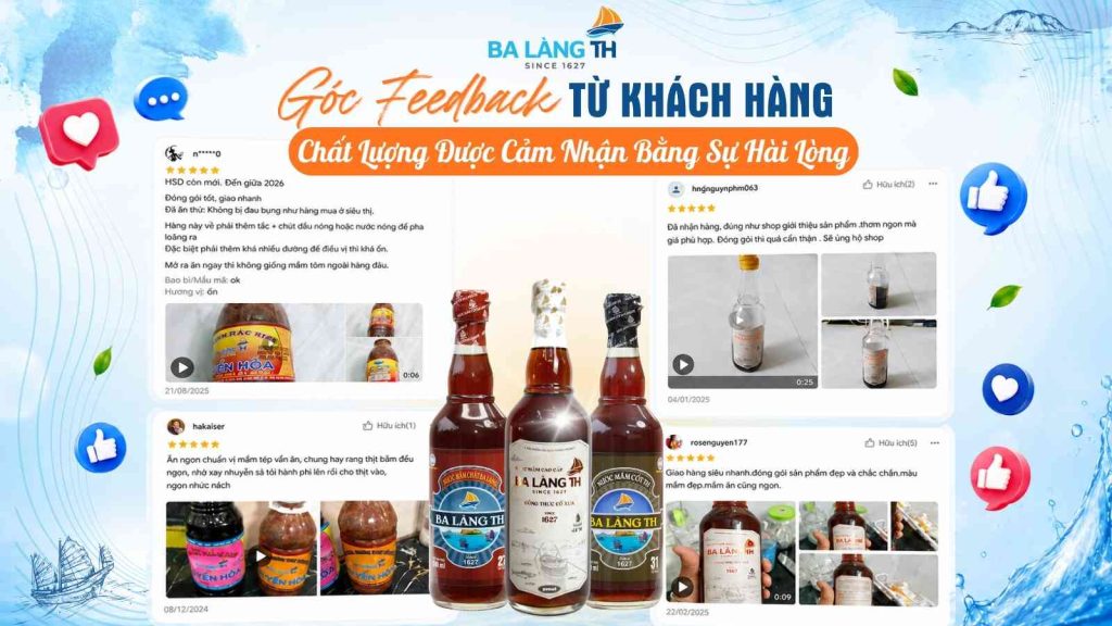 GÓC FEEDBACK TỪ KHÁCH HÀNG – CHẤT LƯỢNG ĐƯỢC CẢM NHẬN BẰNG SỰ HÀI LÒNG