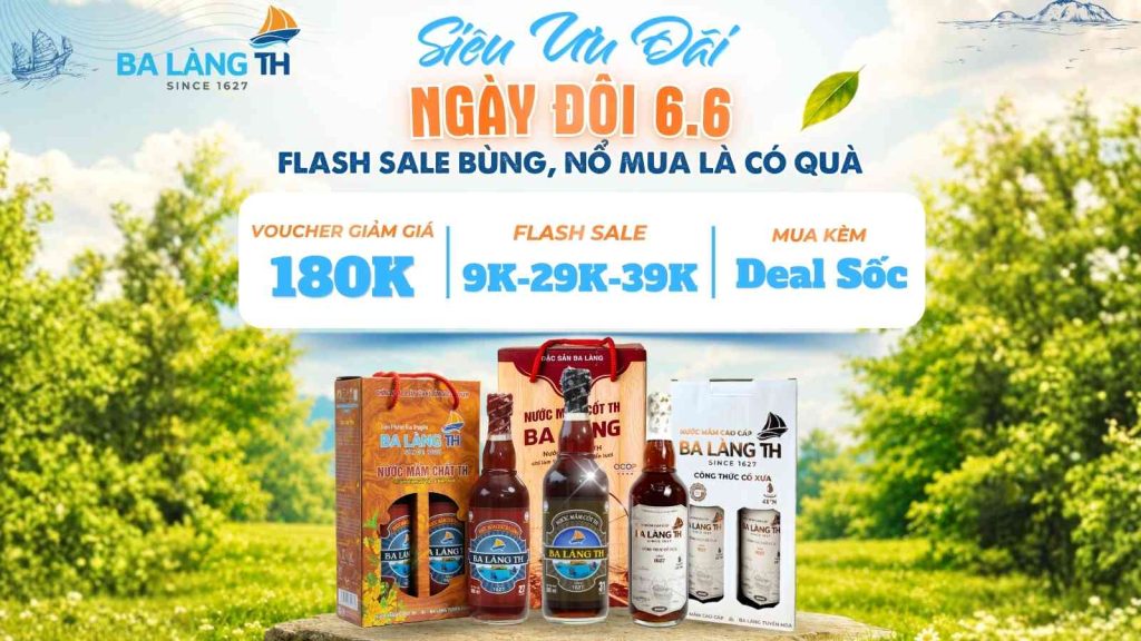 SIÊU ƯU ĐÃI NGÀY ĐÔI (6.6) – FLASH SALE BÙNG NỔ, MUA LÀ CÓ QUÀ