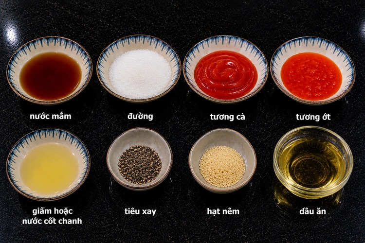 Gia Vị Cần Chuẩn Bị