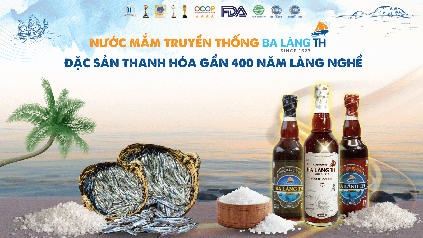 Nước Mắm Truyền Thống Ba Làng TH