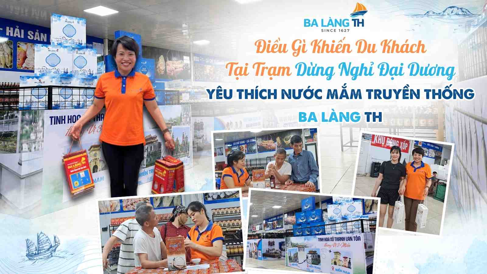 Điều Gì Khiến Du Khách Tại Trạm Dừng Nghỉ Đại Dương Yêu Thích Nước Mắm Truyền Thống Ba Làng TH