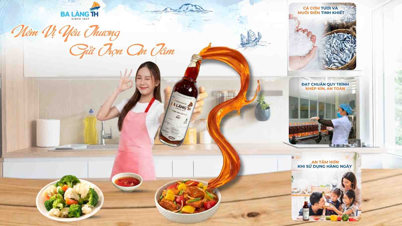 Nêm Vị Yêu Thương, Gửi Trọn An Tâm Vào Từng Giọt Nước Mắm Truyền Thống Ba Làng TH
