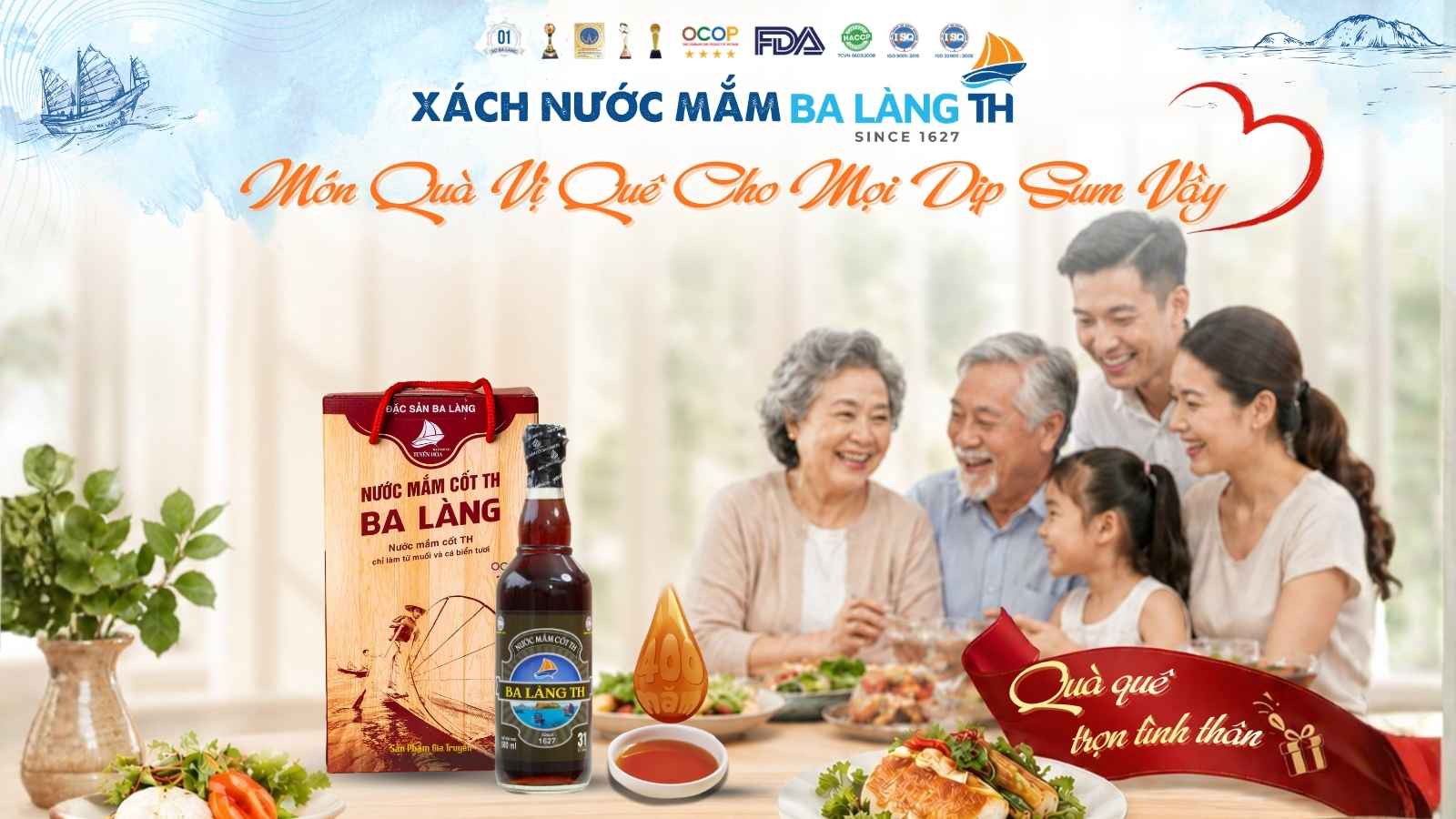 Xách Nước Mắm Ba Làng TH – Món Quà Vị Quê Cho Mọi Dịp Sum Vầy