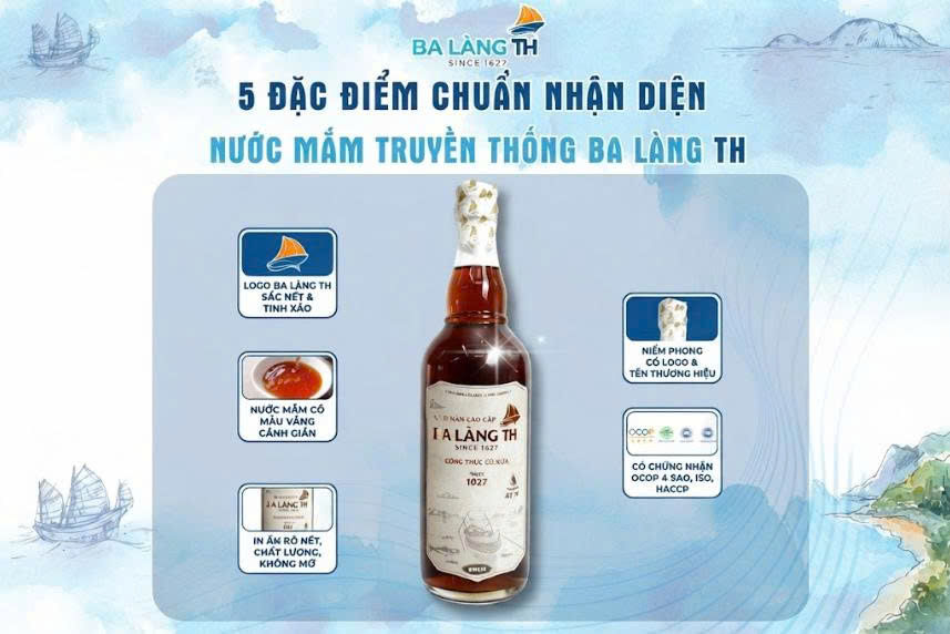 Đặc Điểm Của Nước Mắm Ba Làng TH 40N