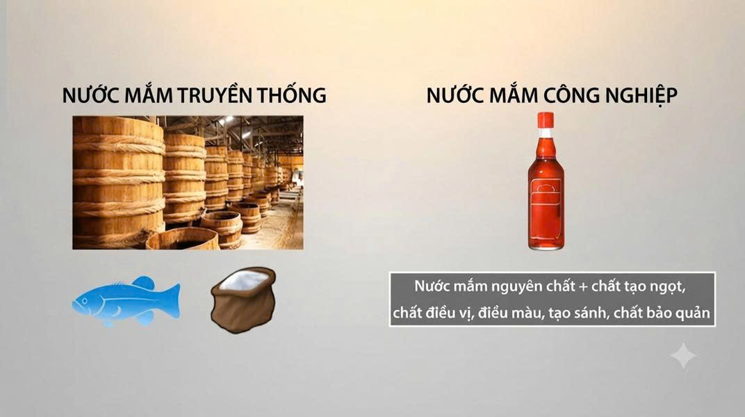 Nước Mắm Truyền Thống Khác Gì Nước Mắm Công Nghiệp?