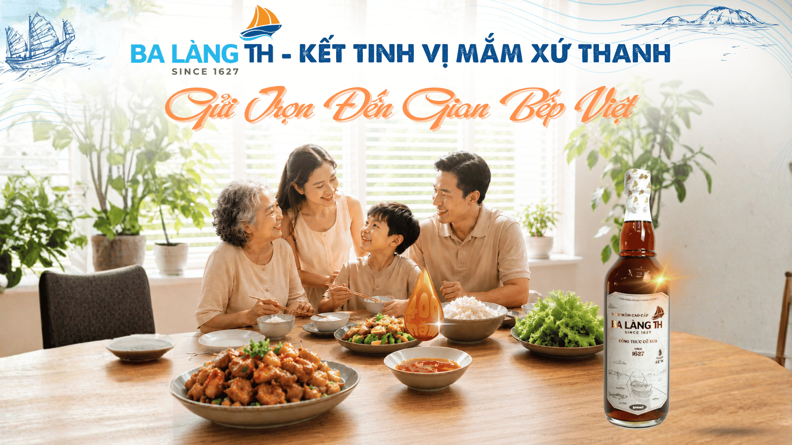 Ba Làng TH – Kết Tinh Vị Mắm Xứ Thanh, Gửi Trọn Đến Gian Bếp Việt