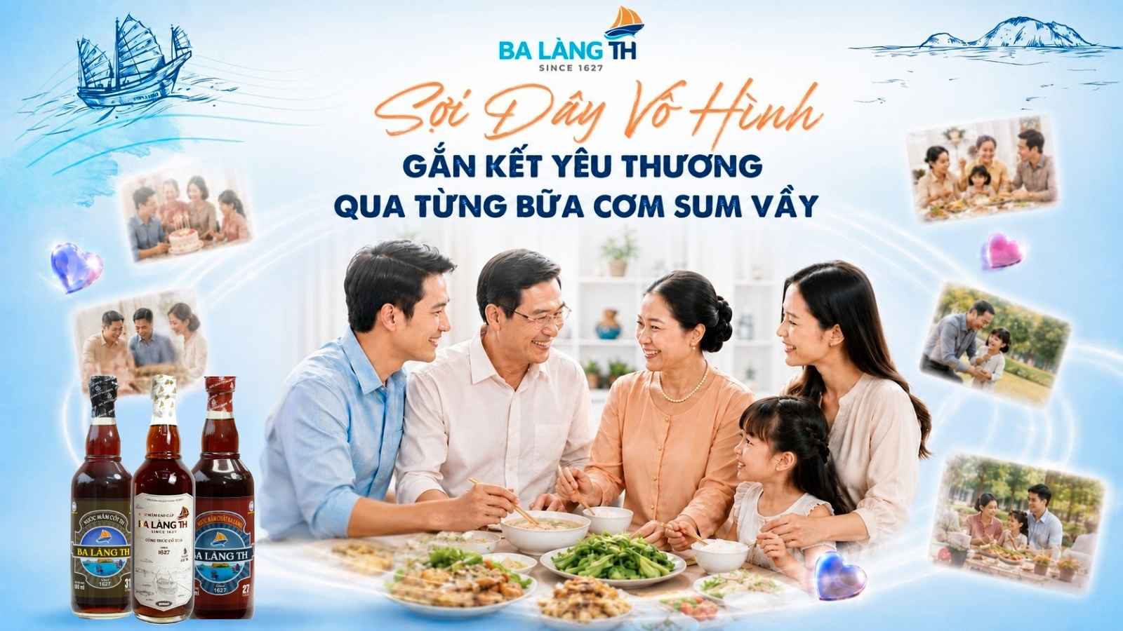 Ba Làng TH – Sợi Dây Vô Hình Gắn Kết Yêu Thương Qua Từng Bữa Cơm Sum Vầy