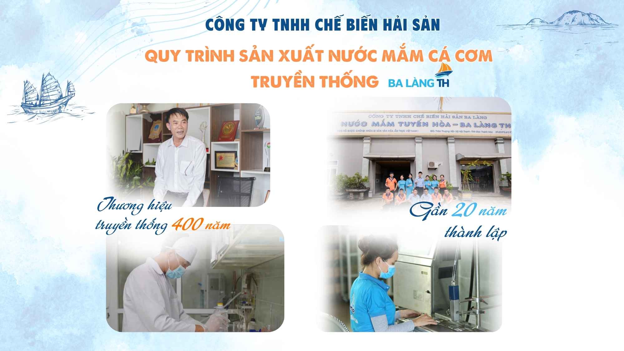 QUY TRÌNH SẢN XUẤT NƯỚC MẮM CÁ CƠM TRUYỀN THỐNG TẠI BA LÀNG TH