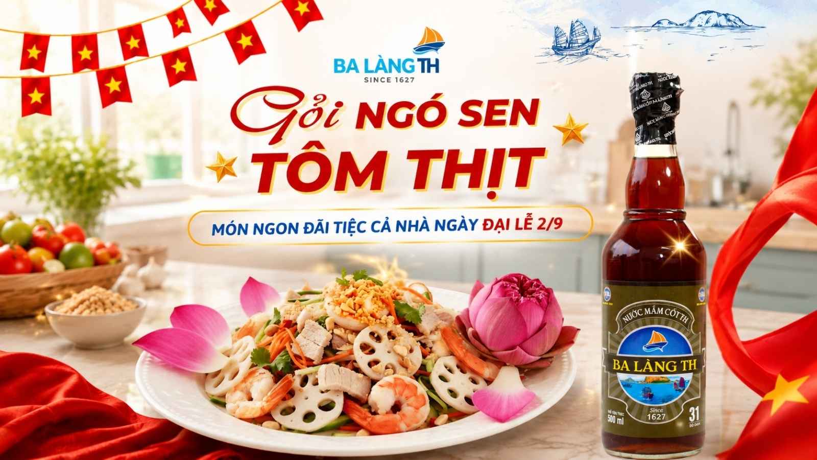 Gỏi Ngó Sen Tôm Thịt – Món Ngon Đãi Tiệc Cả Nhà Ngày Đại Lễ 29