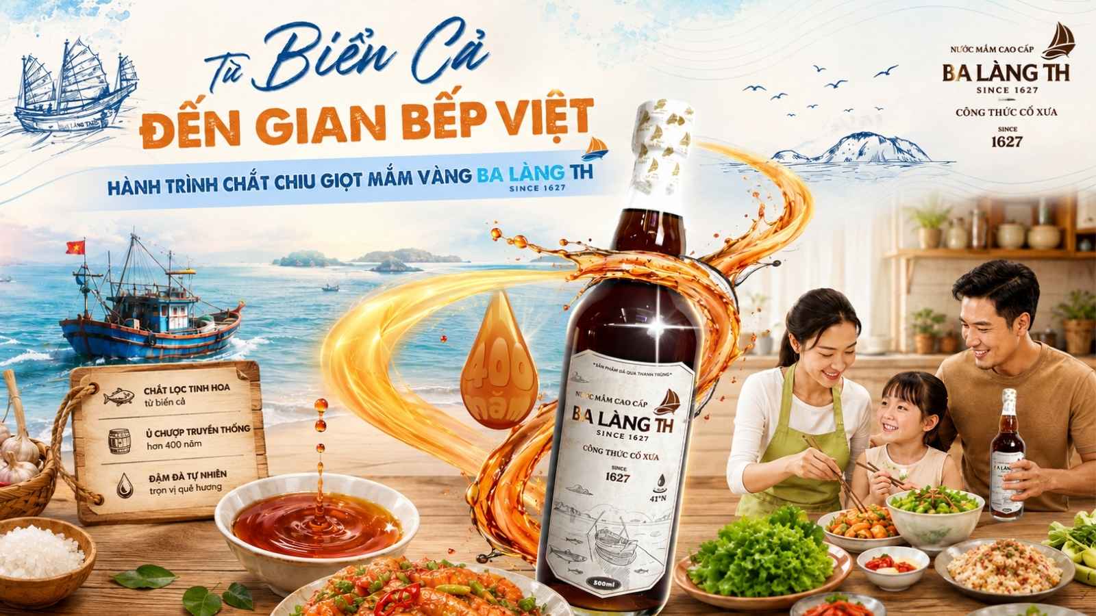 TỪ BIỂN CẢ ĐẾN GIAN BẾP VIỆT