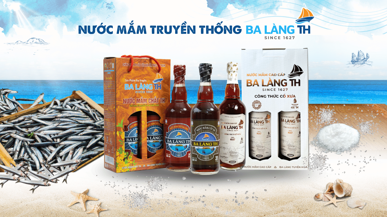 Nước Mắm Truyền Thống Ba Làng TH