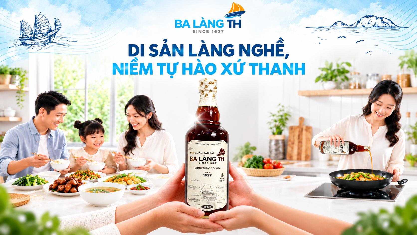 NƯỚC MẮM TRUYỀN THỐNG BA LÀNG TH – DI SẢN LÀNG NGHỀ, NIỀM TỰ HÀO XỨ THANH