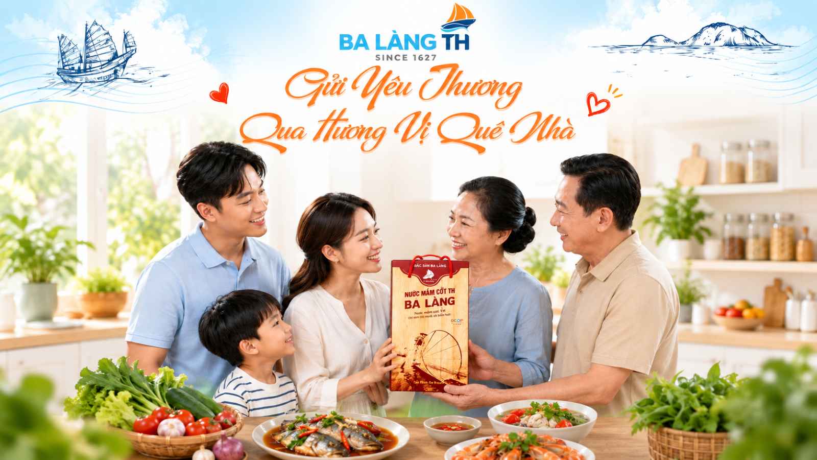 TRAO BA LÀNG TH – GỬI GẮM YÊU THƯƠNG QUA HƯƠNG VỊ QUÊ NHÀ