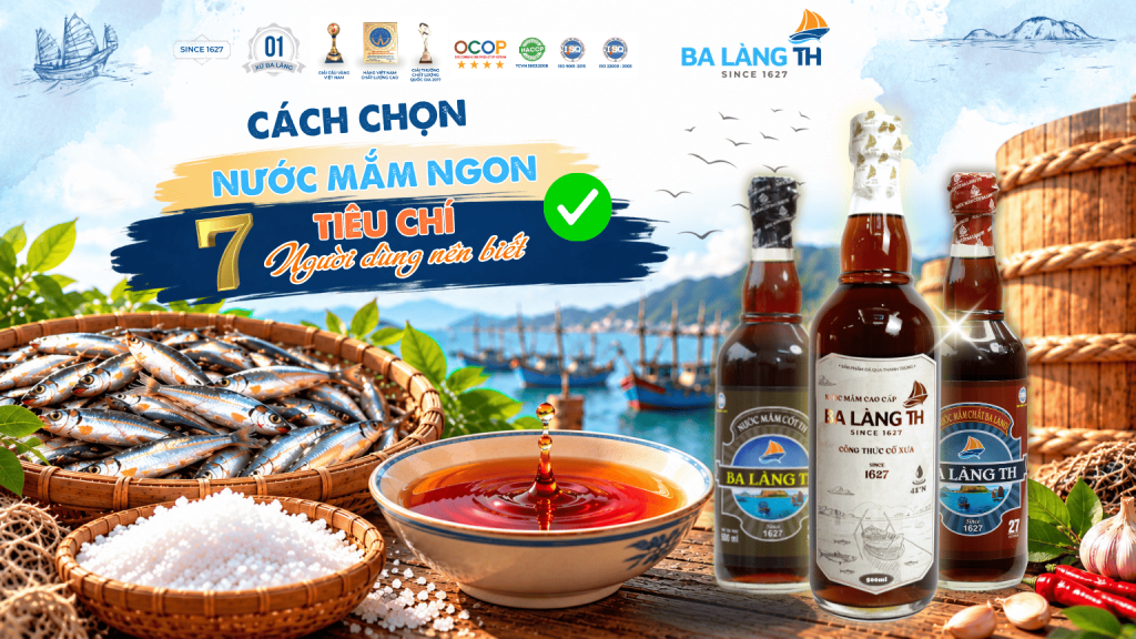 CÁCH CHỌN NƯỚC MẮM NGON: 7 TIÊU CHÍ NGƯỜI TIÊU DÙNG NÊN BIẾT