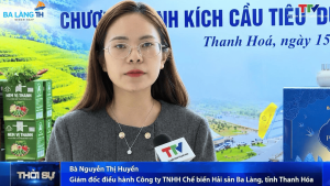 GIÁM ĐỐC ĐIỀU HÀNH BA LÀNG TH TRÊN SÓNG TRUYỀN HÌNH THANH HÓA: GIỮ VỊ TRUYỀN THỐNG, HƯỚNG TỚI AEON TOÀN QUỐC